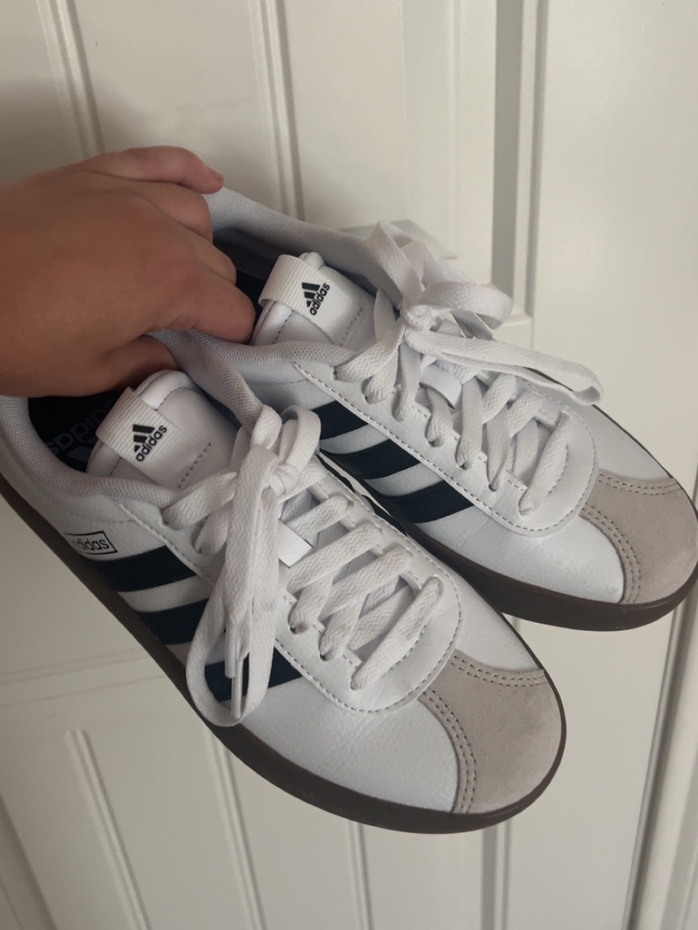 Adidas women’s White & Black Classic Sneakers